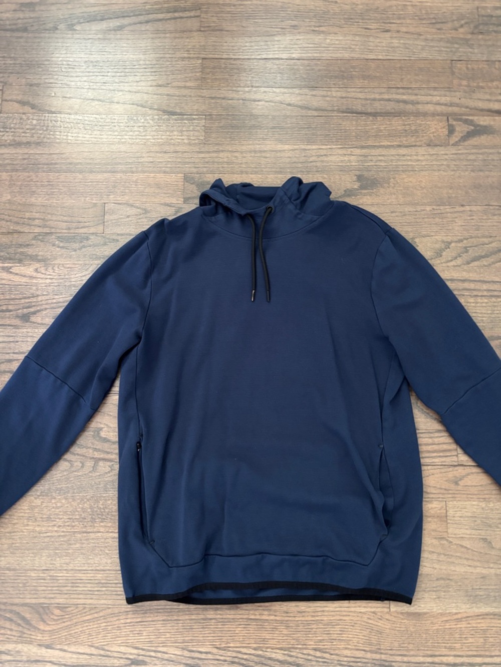 Men's Navy Pullover Hoodie Sweater